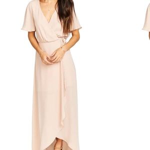 Show Me Your MuMu- Sophia Wrap - Dusty Blush Crisp